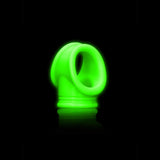 OUCH! Glow In The Dark Cock Ring & Ball Strap - Glow In Dark Cock & Ball Ring