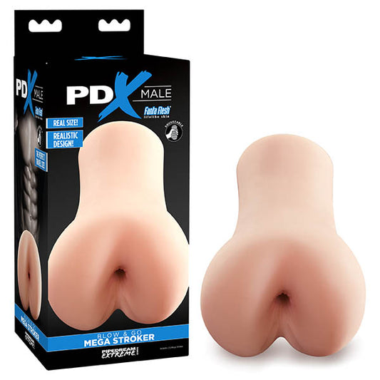 PDX Male Blow & Go Mega Stroker - Flesh Male Ass Stroker