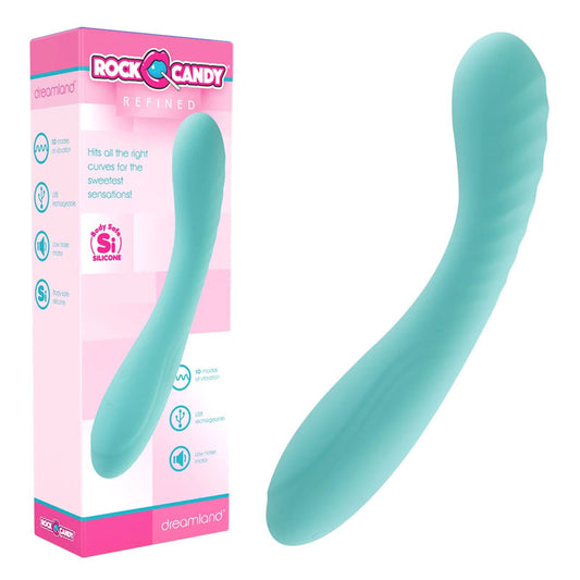 Rock Candy Refined - Dreamland - Teal USB Rechargeable Vibrator