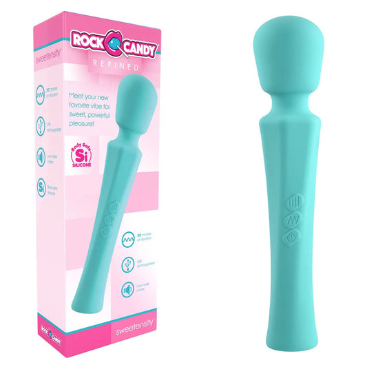 Rock Candy Refined - Sweetensity - Teal USB Rechargeable Massage Wand