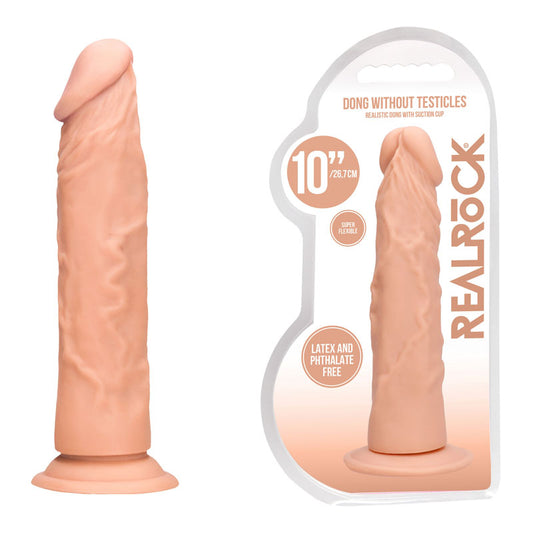 REALROCK 10'' Realistic Dildo - Flesh 25.4 cm Dong