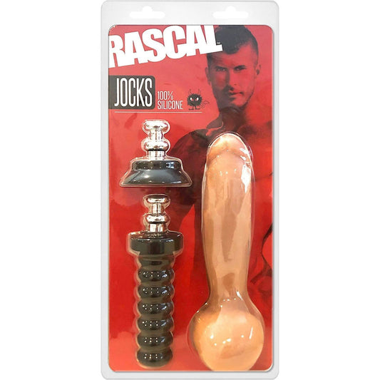 Rascal Jocks Adam Killian - Flesh 20 cm Dong with Suction Cup & Handle Attachment
