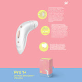 Satisfyer Pro 1+ - White 12.3 cm USB Rechargeable Clitoral Stimulator