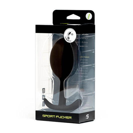 Sport Fucker Thunder Plug - Black Large Butt Plug