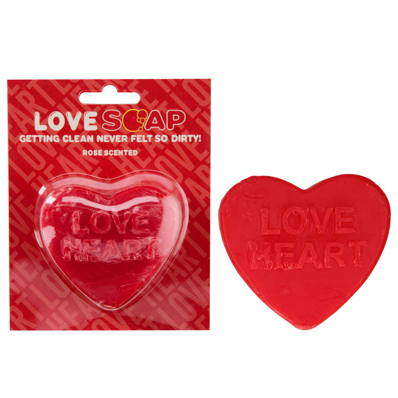 S-LINE Heart Soap - Love Heart - Rose Scented Novelty Soap