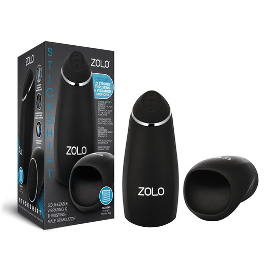 Zolo Stickshift - USB Rechargeable Vibrating & Thrusting Masturbator