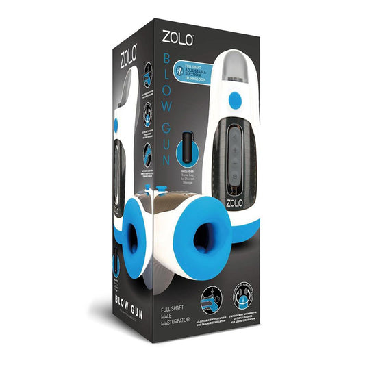 Zolo Blow Gun - USB Rechargeable Auto Masturbator with Audio