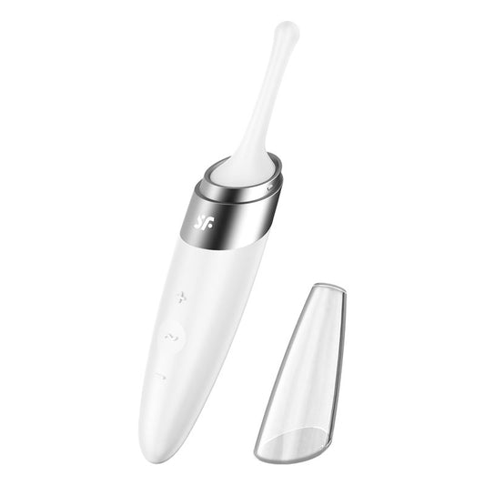 Satisfyer Twirling Delight - White USB Rechargeable Point Clitoral Stimulator
