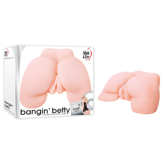 Adam & Eve Bangin' Betty - Flesh Doggy-Style Masturbator with Bonus DVD