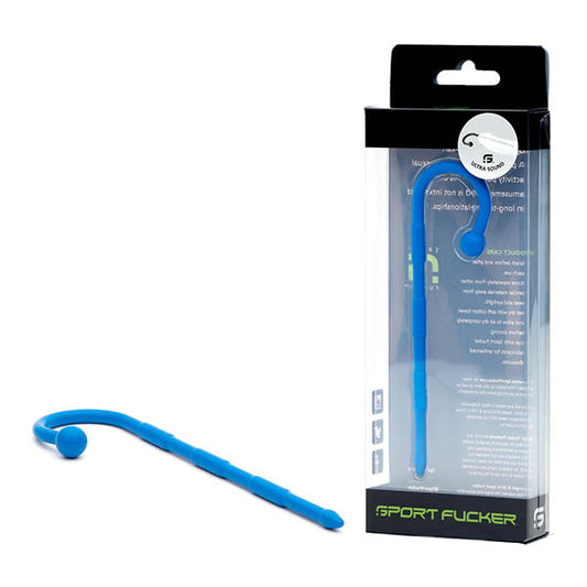 Sport Fucker Ultra Sound - Blue Silicone Urethral Sound