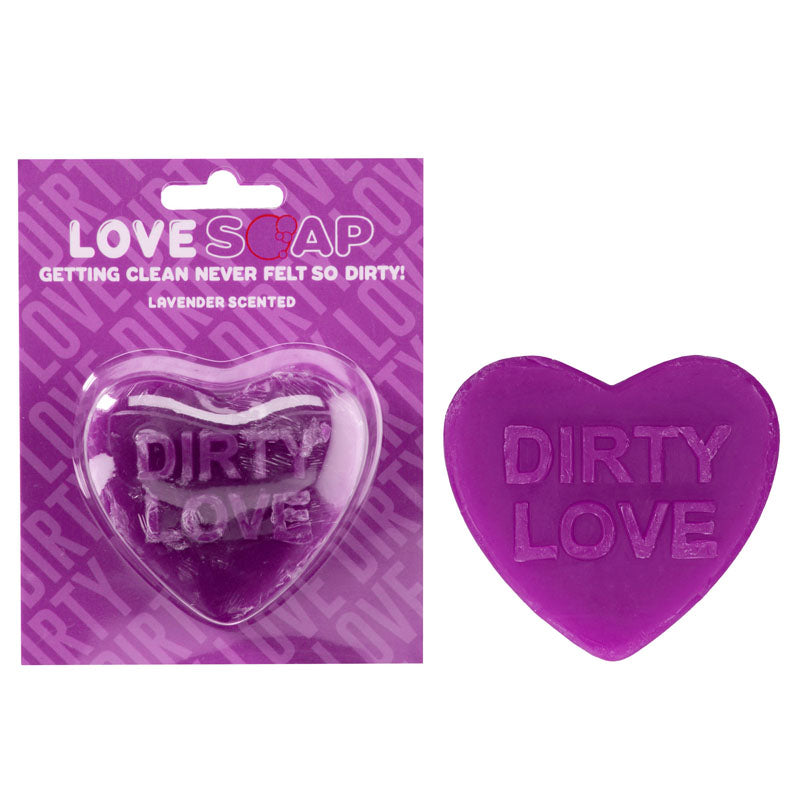 S-LINE Heart Soap - Dirty Love - Lavender Scented Novelty Soap